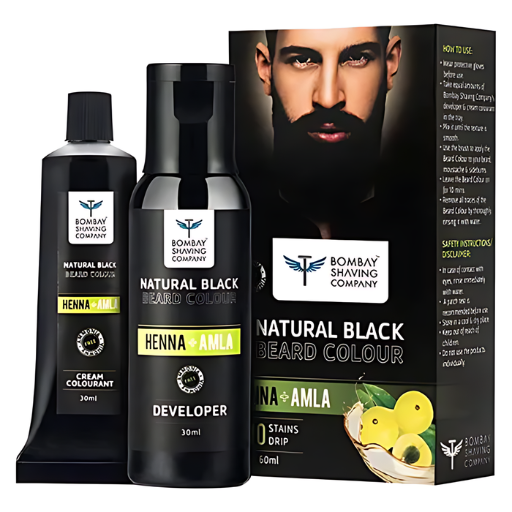 Bombay Shaving Company Natural Black BEARD COLOUR 30+30=60ml