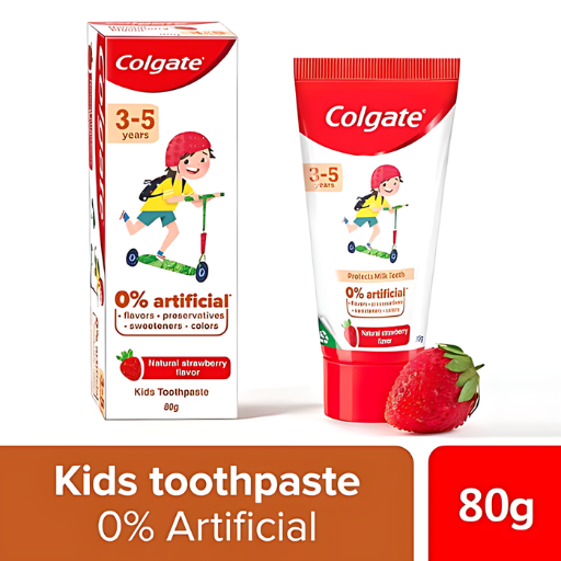 Colgate Kids (3-5 years) Natural Strawberry Toothpaste 80gm
